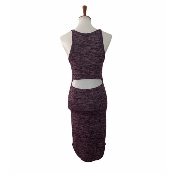 Wilfred Free Womens Sleeveless Fitted Bodycon Maxi Dress Purple S Small - Picture 3 of 6